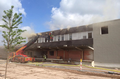 Mitten in den Umbauarbeiten - Heidelberg: Brand bei der halle02 bleibt ohne große Folgen 